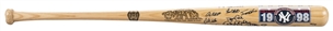 1998 New York Yankees Team Signed Cooperstown Commemorative Bat with 29 Signatures (LE 48/98) (Beckett)
